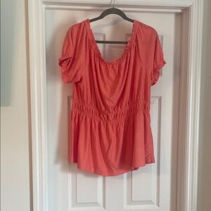 Lane Bryant Coral Blouse